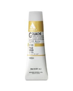 Holbein Artist Acrylic Polymer - Acryla Gouache Tube of 20 ML - Pale Gold (81)