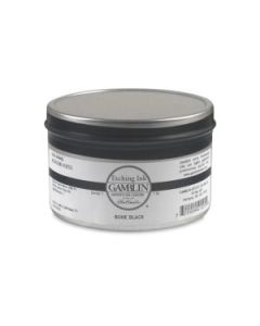 Gamblin Etching / Intaglio Ink - Bone Black Jar of 1 LB / 453 ML