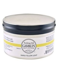 Gamblin Etching / Intaglio Ink - Hansa Yellow Light Jar of 1 LB / 453 ML