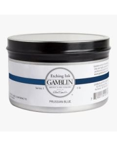 Gamblin Etching / Intaglio Ink - Prussian Blue Jar of 1 LB / 453 ML