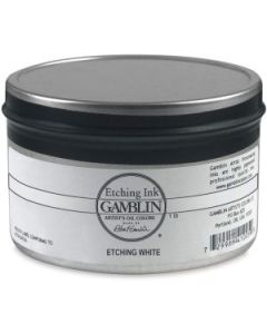 Gamblin Etching / Intaglio Ink - Etching White Jar of 1 LB / 453 ML