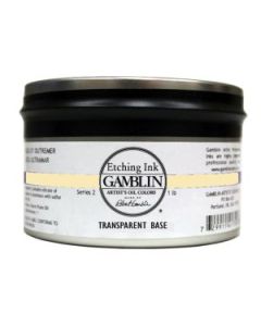 Gamblin Etching / Intaglio Ink - Transparent Base Jar of 1 LB / 453 ML