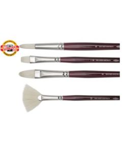 Koh-I-Noor Hardtmuth Chongqing Hog Hair Artists' Brush - Silver Collection