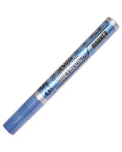 Snowman Oil Based Paint Marker - Metallic Blue - Medium Tip