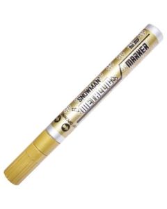 Snowman Oil Based Paint Marker - Metallic Gold - Medium Tip