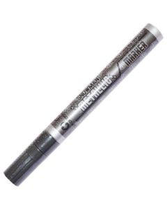 Snowman Oil Based Paint Marker - Metallic Grey Black - Medium Tip