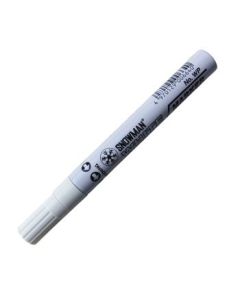 Snowman Oil Based Paint Marker - White - Medium Tip