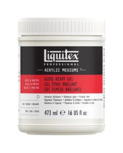 Liquitex Gels & Pastes - Professional Gloss Heavy Gel - Jar of 473 ML