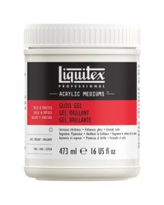 Liquitex Gels & Pastes - Professional Gloss Gel Medium - Jar of 473 ML