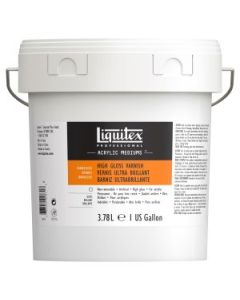 Liquitex Varnish - Professional High Gloss Varnish - Bucket of 3.78 L