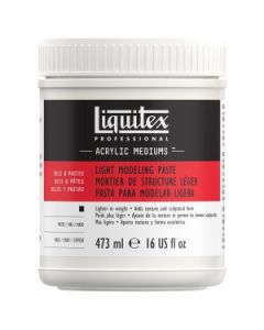 Liquitex Gels & Pastes - Professional Light Modeling Paste - Jar of 473 ML