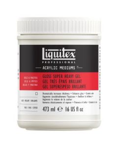 Liquitex Gels & Pastes - Professional Gloss Super Heavy Gel - Jar of 473 ML