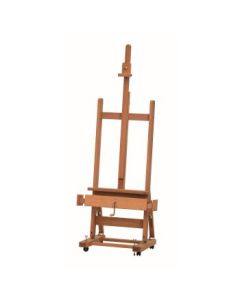 MABEF Beech Wood Studio Easel - H Frame - with Crank for Elevation