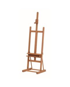 MABEF Beech Wood Basic Studio Easel - H Frame - with Tray