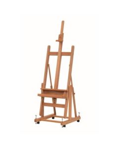 MABEF Beech Wood Convertible Studio Easel - H Frame - with Tray