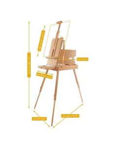 MABEF Beech Wood Big Sketch Box Easel