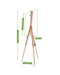 MABEF Beech Wood Alternative Basic Field Easel