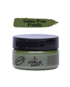 iCraft Metallic Chalk Paint Golden Moss - Jar of 50 ML