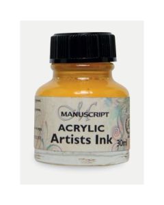 Manuscript Artists Acrylic Dip Pen Ink 30 ML - Brilliant Yellow