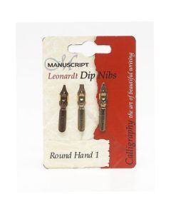 Manuscript - Leonardt Dip Nib Set - Round Hand 1