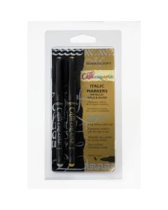 Manuscript - CalliCreative Markers Pack of 2 (Metallic Gold & Silver) - Medium Tip