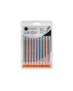 Manuscript - CalliCreative Switch Tip Refill Pack - Brushmarker - 10 Assorted Colour