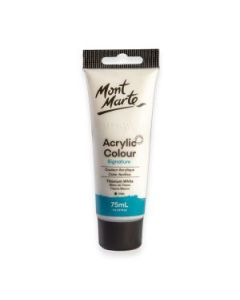 Mont Marte Signature Acrylic Paint - Tube of 75 ml (2.5 Oz) - Titanium White