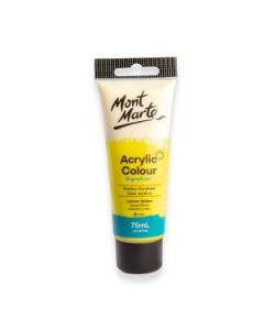 Mont Marte Signature Acrylic Paint - Tube of 75 ml (2.5 Oz) - Lemon Yellow