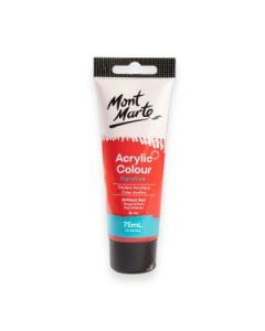 Mont Marte Signature Acrylic Paint - Tube of 75 ml (2.5 Oz) - Brilliant Red