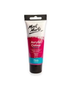 Mont Marte Signature Acrylic Paint - Tube of 75 ml (2.5 Oz) - Magenta