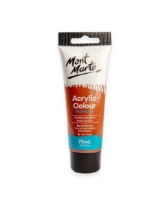 Mont Marte Signature Acrylic Paint - Tube of 75 ml (2.5 Oz) - Burnt Sienna