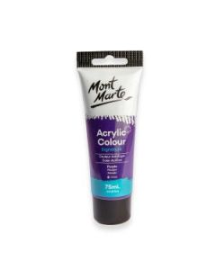 Mont Marte Signature Acrylic Paint - Tube of 75 ml (2.5 Oz) - Purple