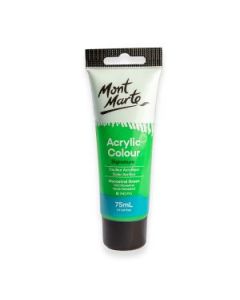 Mont Marte Signature Acrylic Paint - Tube of 75 ml (2.5 Oz) - Monastral Green