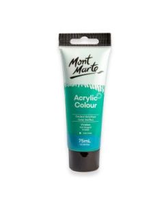 Mont Marte Signature Acrylic Paint - Tube of 75 ml (2.5 Oz) - Viridian