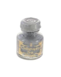 Manuscript Gift Calligraphy Ink - 30 ML Decorative Bottle - Silver