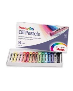 Pentel Arts Oil Pastel Set - 16 Assorted Colours