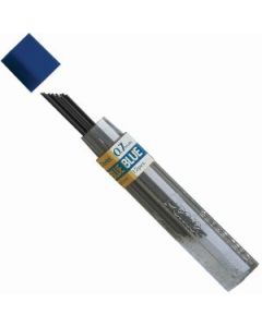 Pentel Hi-Polymer Mechanical Pencil Coloured Lead - 0.7 mm - Blue - Pack of 12 Leads