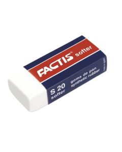 Factis Soft White Synthetic Rubber Eraser - S20