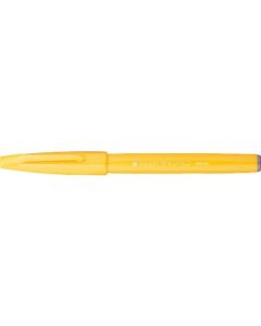 Pentel Sign Pen Touch - Fude Brush Tip - Yellow