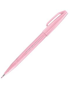 Pentel Sign Pen Touch - Fude Brush Tip - Pale Pink