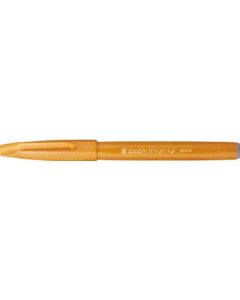 Pentel Sign Pen Touch - Fude Brush Tip - Yellow Ochre