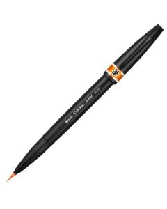 Pentel Artist Brush Sign Pen - Micro Brush Tip - Orange