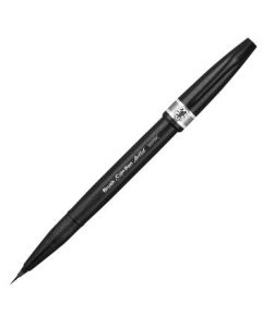 Pentel Artist Brush Sign Pen - Micro Brush Tip - Grey