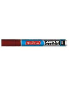 Soni Officemate Water Base Acrylic Marker - Fine Tip (3.05 MM) - Brown