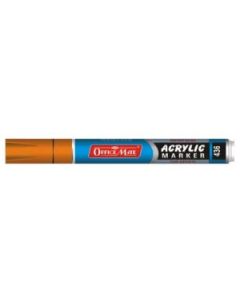 Soni Officemate Water Base Acrylic Marker - Fine Tip (3.05 MM) - Orange