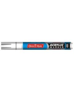 Soni Officemate Water Base Acrylic Marker - Fine Tip (3.05 MM) - White