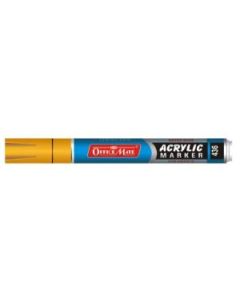 Soni Officemate Water Base Acrylic Marker - Fine Tip (3.05 MM) - Yellow