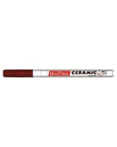 Soni Officemate Slim Ceramic Marker - Fine Tip (3.05 MM) - Brown