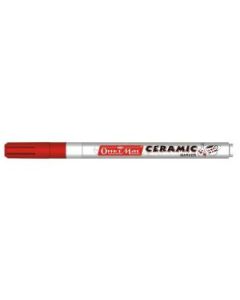 Soni Officemate Slim Ceramic Marker - Fine Tip (3.05 MM) - Red