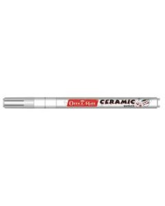 Soni Officemate Slim Ceramic Marker - Fine Tip (3.05 MM) - White